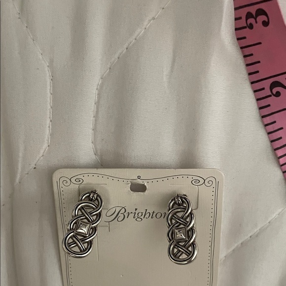 Brighton Silver Knot Pendant Necklace and Earrings Set